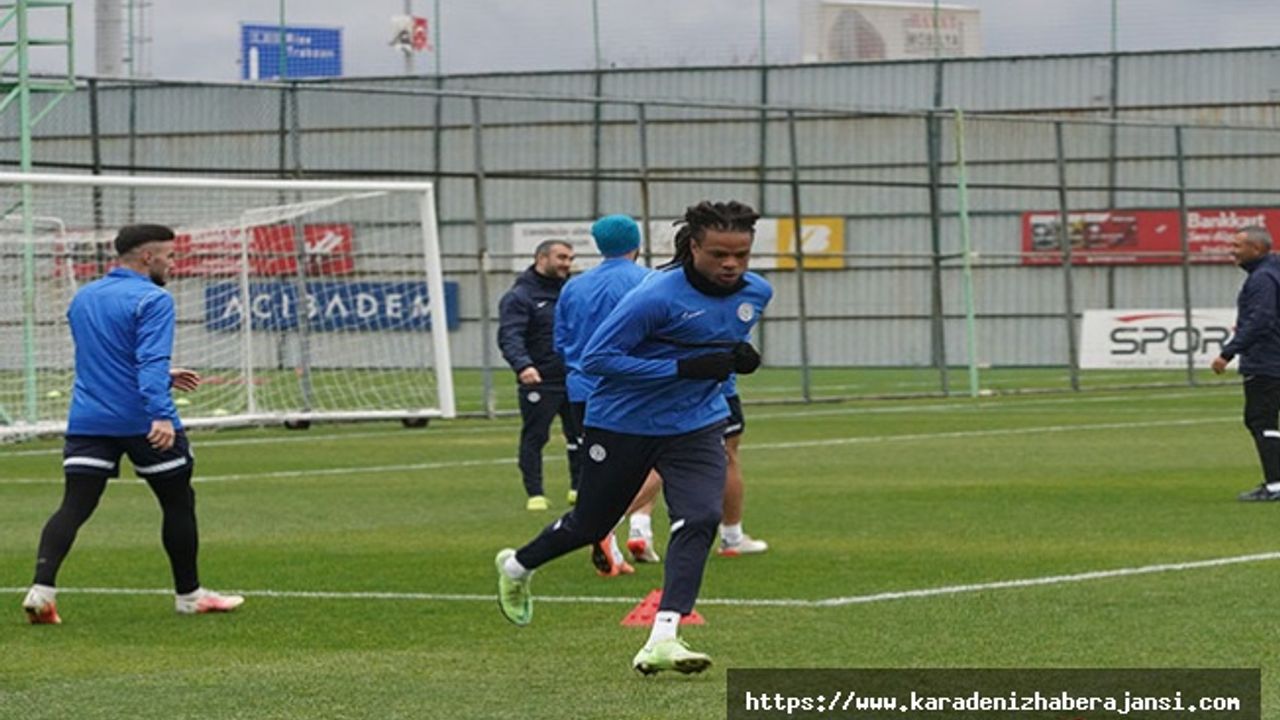 Çaykur Rizespor, Demir Grup Sivasspor maçına hazırlanıyor
