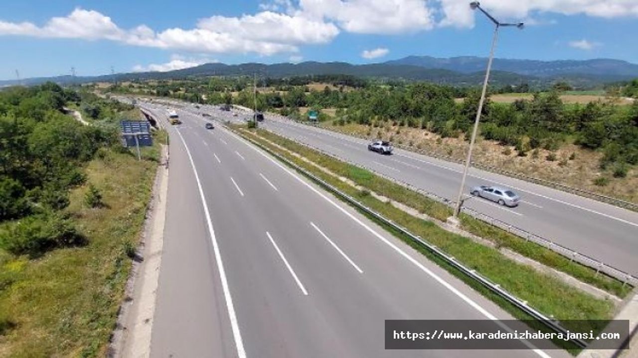 Bayram tatili dönüşünde Bolu geçişinde ulaşım rahat