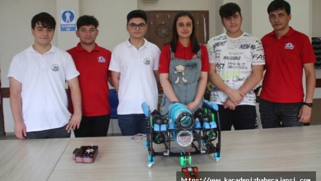 Meslek liseliler, insansız su altı aracıyla TEKNOFEST'e hazır