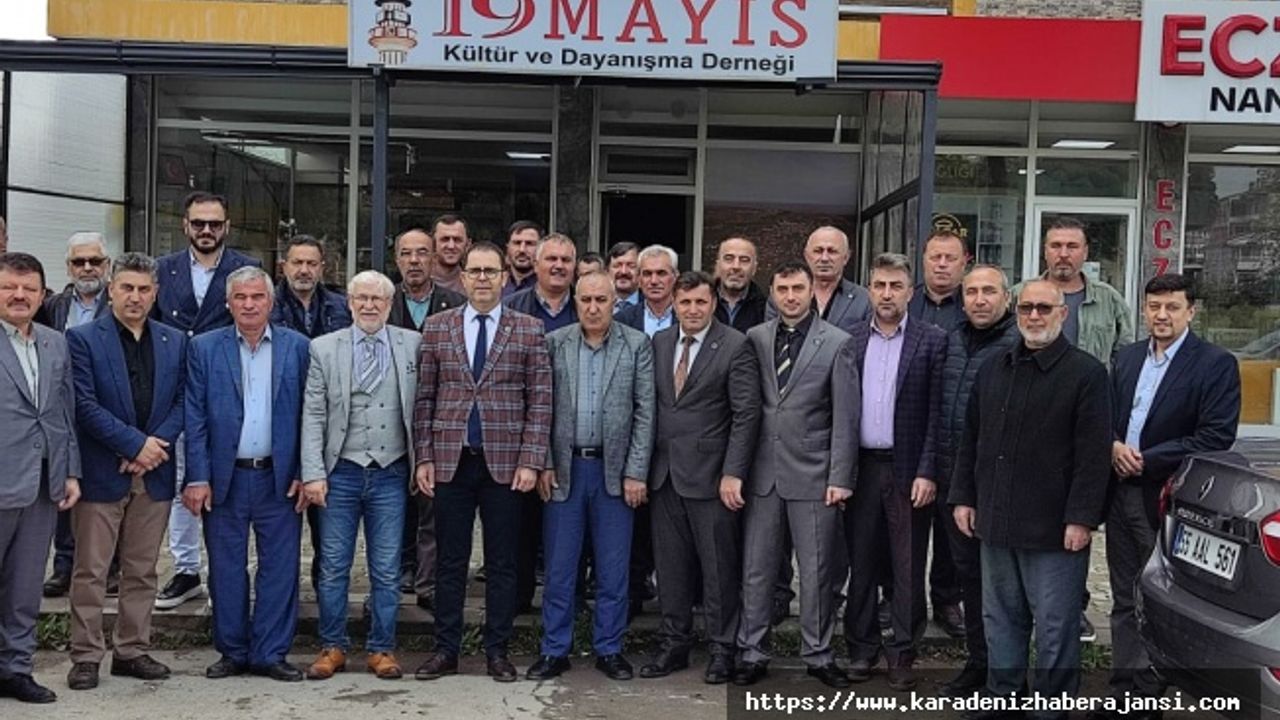 19 Mayıs Mahalle Muhtarları MilletVekili Adayı Bahadır Şahin'i Vekil gibi karşıladılar