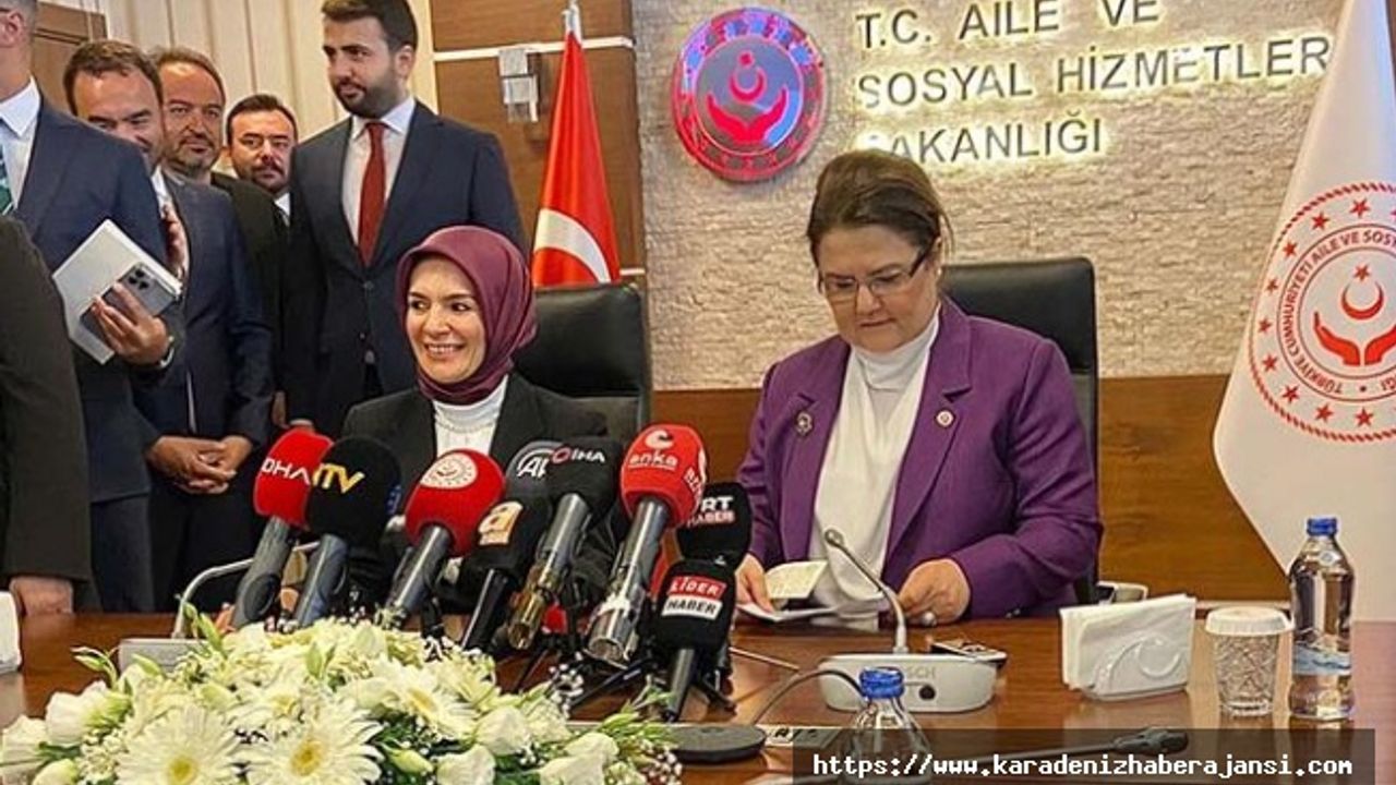Aile ve Sosyal Hizmetler Bakanı Göktaş, Yanık'tan görevi devraldı