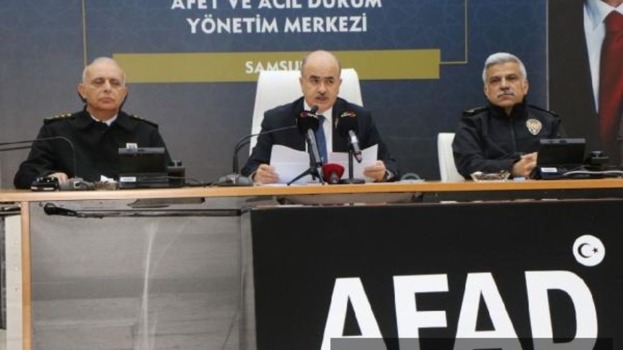 LADİK'TE METREKAREYE 40 KİLOGRAM YAĞIŞ DÜŞTÜ