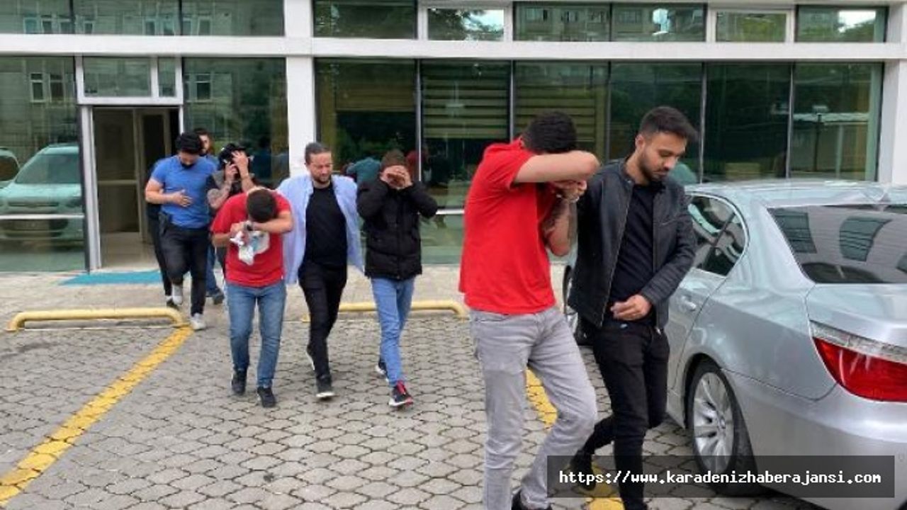Samsun'da, uyuşturucu operasyonunda yakalanan 14 şüpheliden 5'i tutuklandı