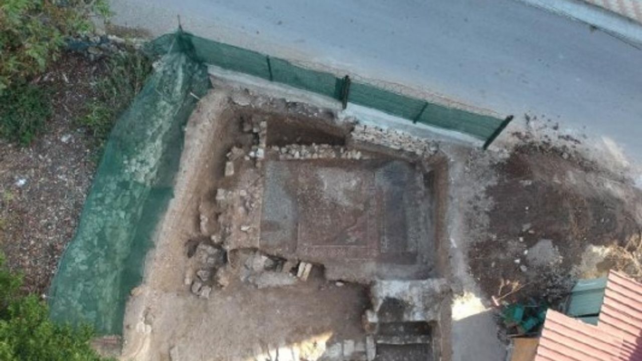 Sinop'ta Helenistik döneme ait olduğu değerlendirilen mozaik bulundu
