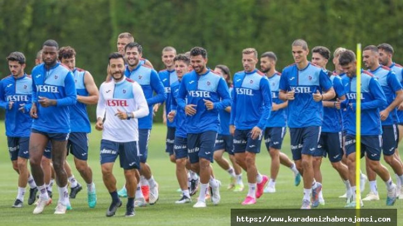 Trabzonspor'da yeni sezon hazırlıkları sürüyor