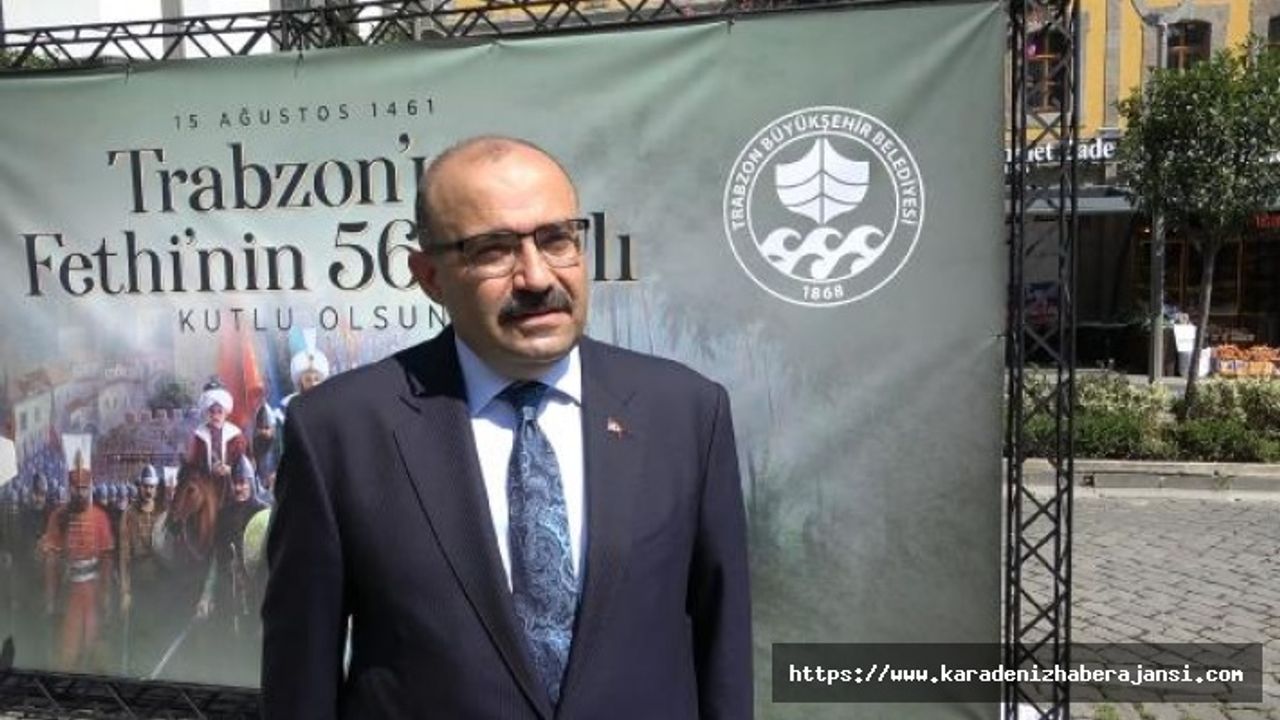 Trabzon'un fethinin 562'nci yıl dönümü kutlandı, Vali Ustaoğlu veda etti