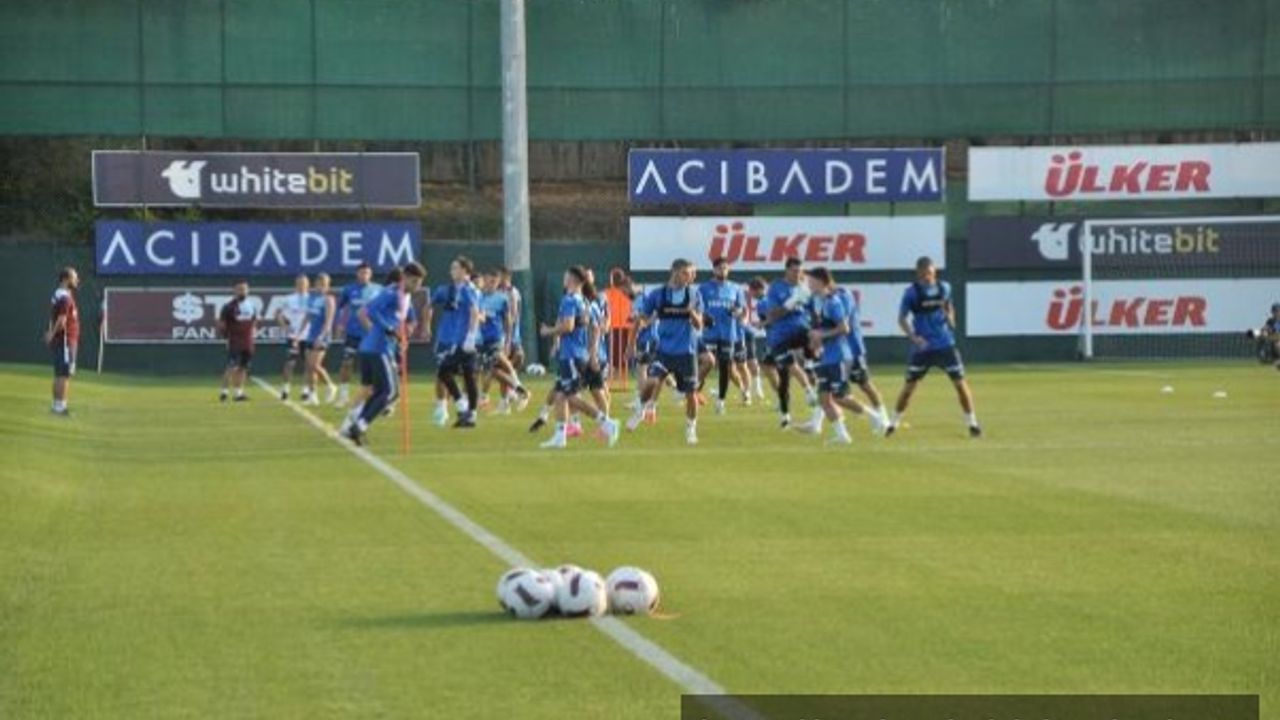 Trabzonspor'da yeni transfer Mehmet Can Aydın ilk antrenmanına çıktı