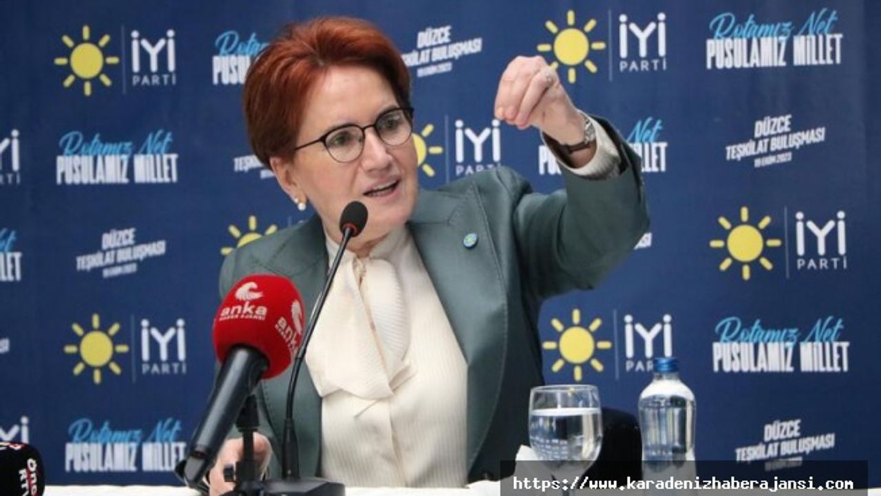 Akşener: Netanyahu'nun yaptığı her türlü mezalimi, terörü lanetliyorum