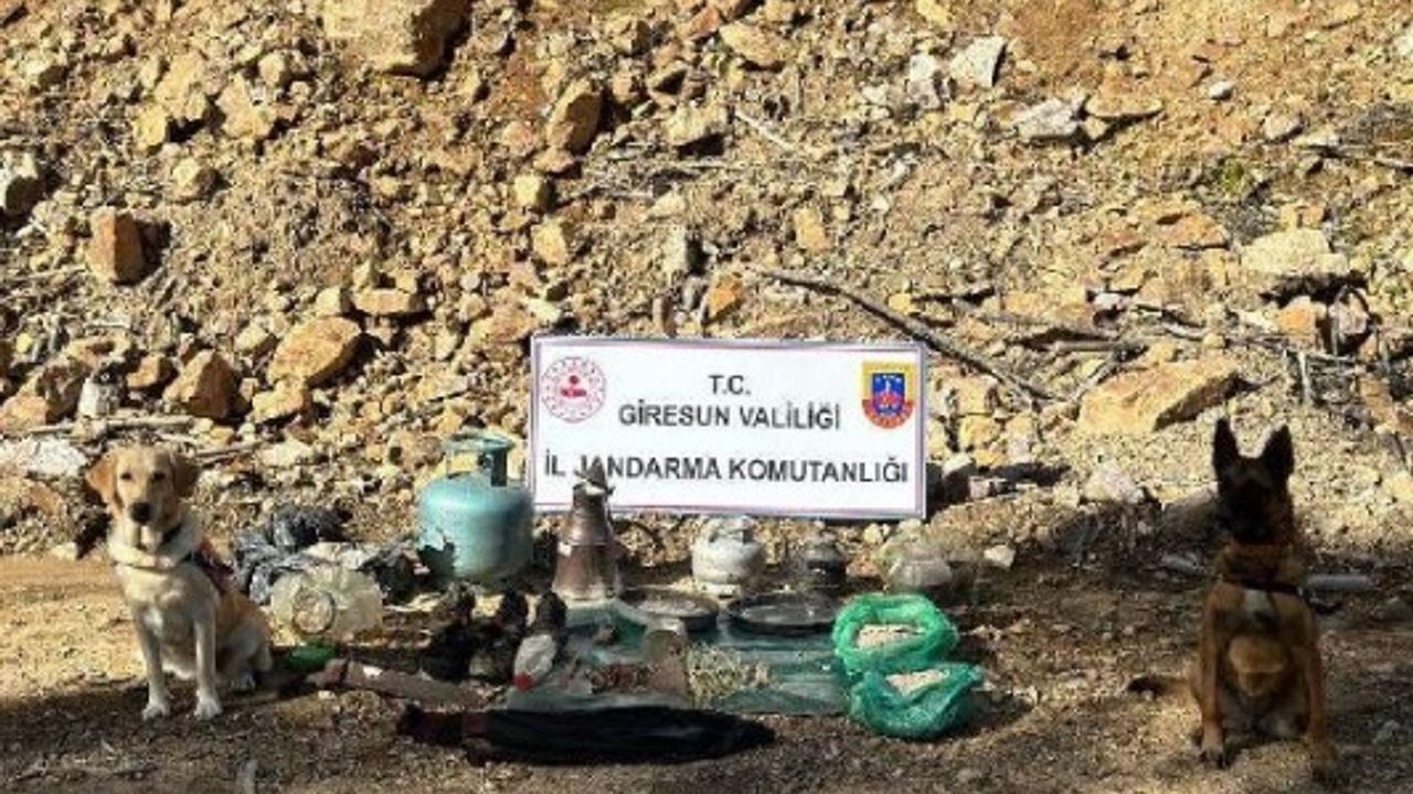 Giresun'da terör örgütünün kullandığı sığınak bulundu