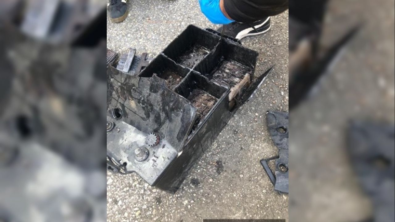 'Pako' ile aramada TIR'ın aküsüne gizlenen uyuşturucu bulundu