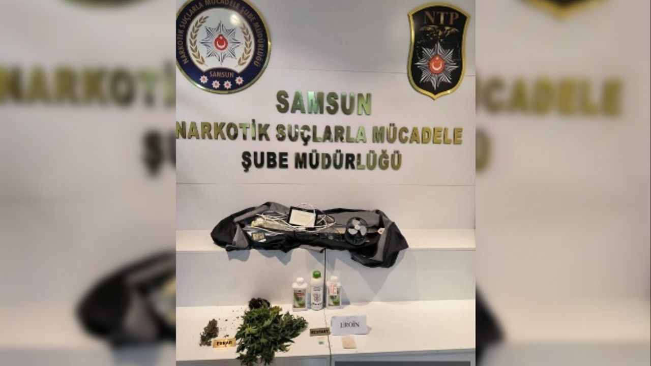 Samsun'da, narkotik uygulamalarında 22 gözaltı