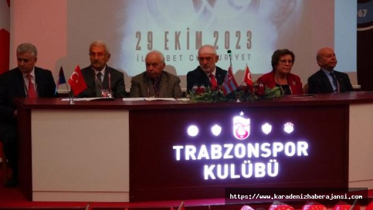 Trabzonspor’un Divan Genel Kurulu yapıldı; kulüp borcu 3 milyar 831 milyon TL