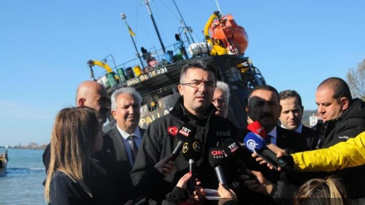 AFAD BAŞKANI: GEMİNİN KONUMUNU TESPİT ETTİK