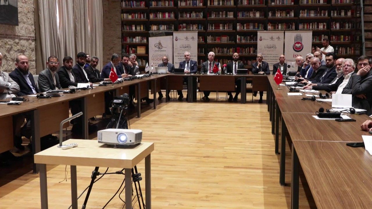 İstanbul-Vali Gül, Halep El Yazması ve Kütüphanesi'nin İhyası Çalıştayı'na katıldı