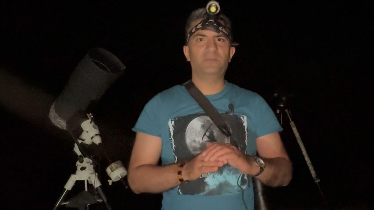 Bitlis'te fotoğrafçılar, Perseid meteor yağmurunu fotoğrafladı