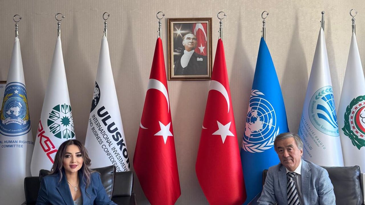 ULUSKON Başkanı Atasoy, Moğolistan Büyükelçisi Gombosuren'i ağırladı