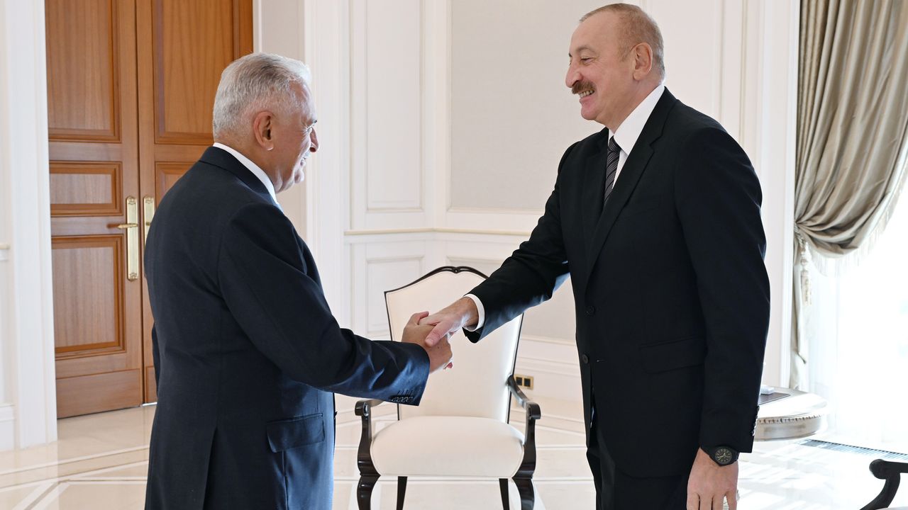 Aliyev, TDT Aksakallar Konseyi Başkanı Yıldırım'ı kabul etti