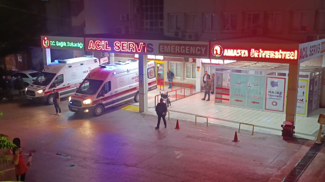Amasya'da 6 mahkum gıda zehirlenmesi şüphesiyle hastaneye kaldırıldı