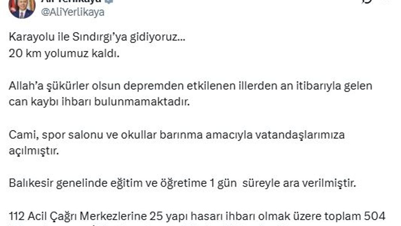 Balıkesir Sındırgı'da 6.1 büyüklüğünde deprem (14)