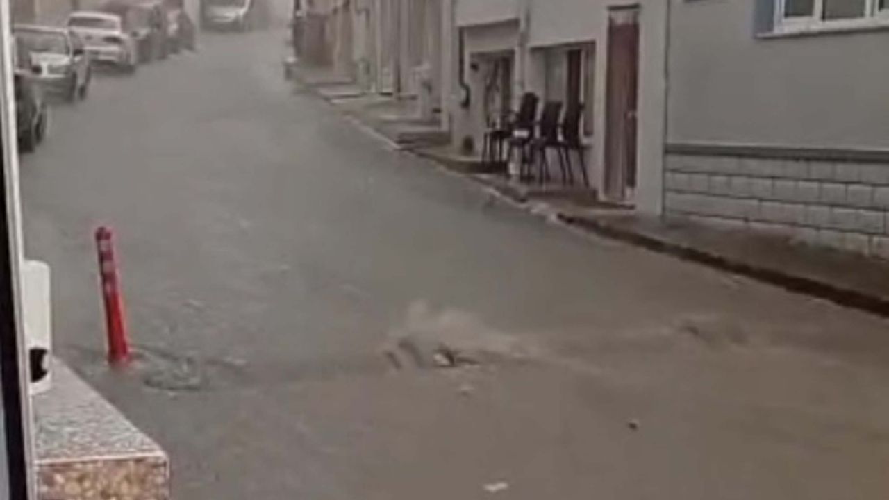 Çanakkale'de sağanak etkili oldu