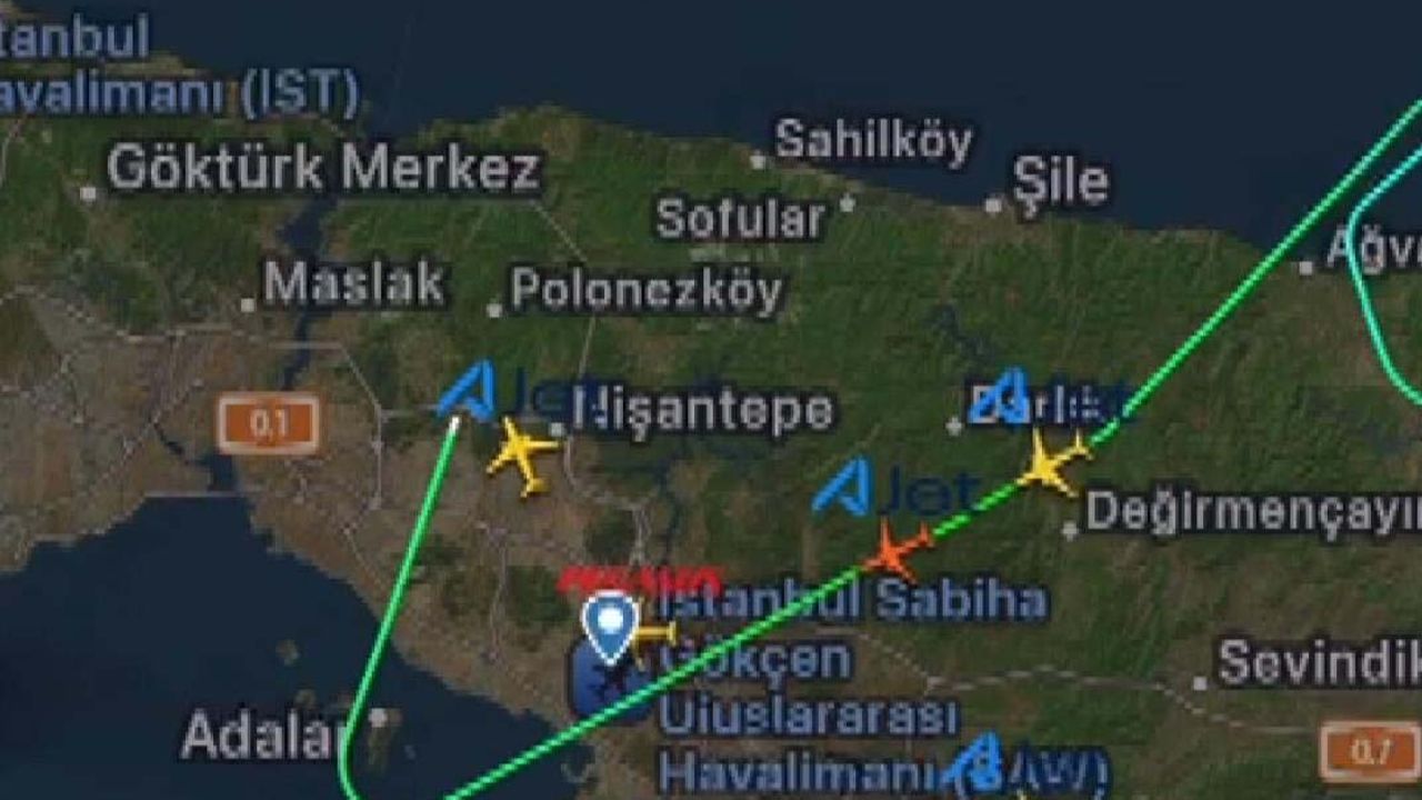 İstanbul - Balıkesir'deki deprem sonrası uçaklara deprem uyarısı / Görüntü eklendi