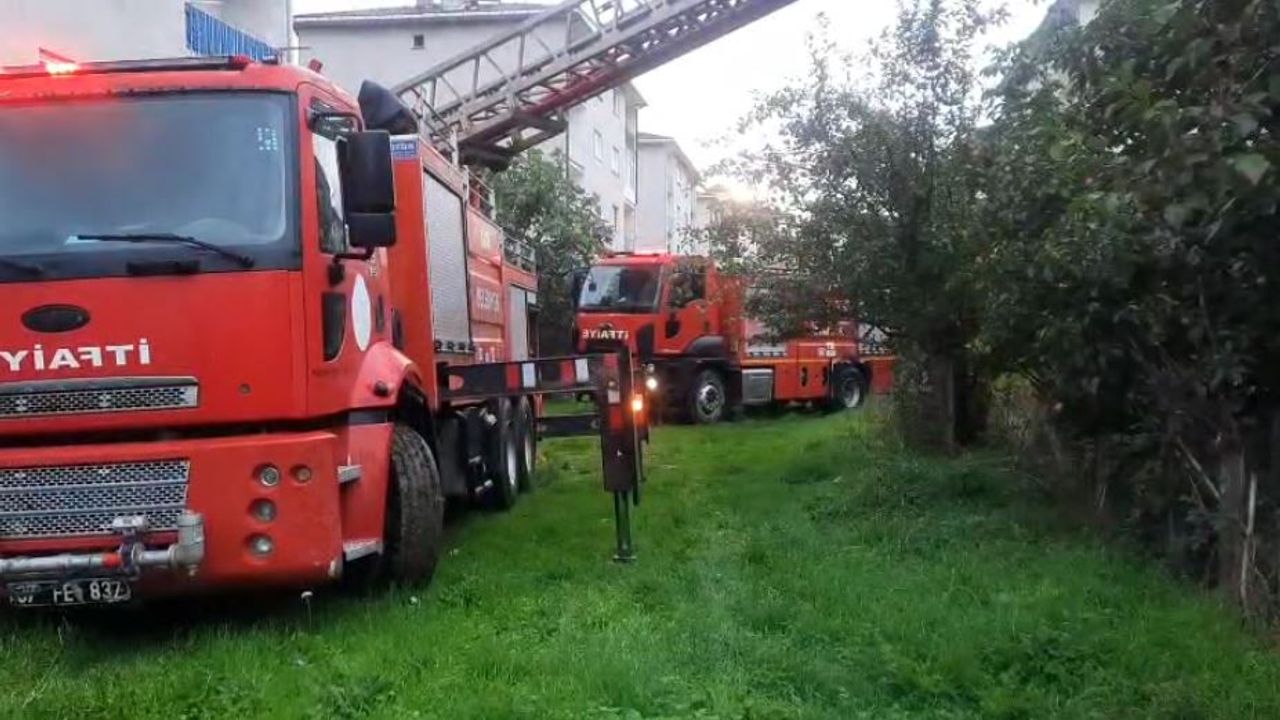 Kastamonu'da balkona bırakılan köz nedeniyle çıkan yangın söndürüldü