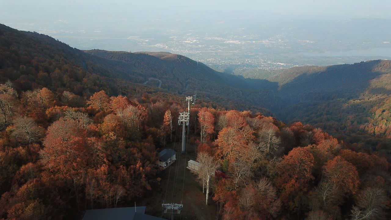 Kuzuyayla Tabiat Parkı'nda sonbahar güzelliği