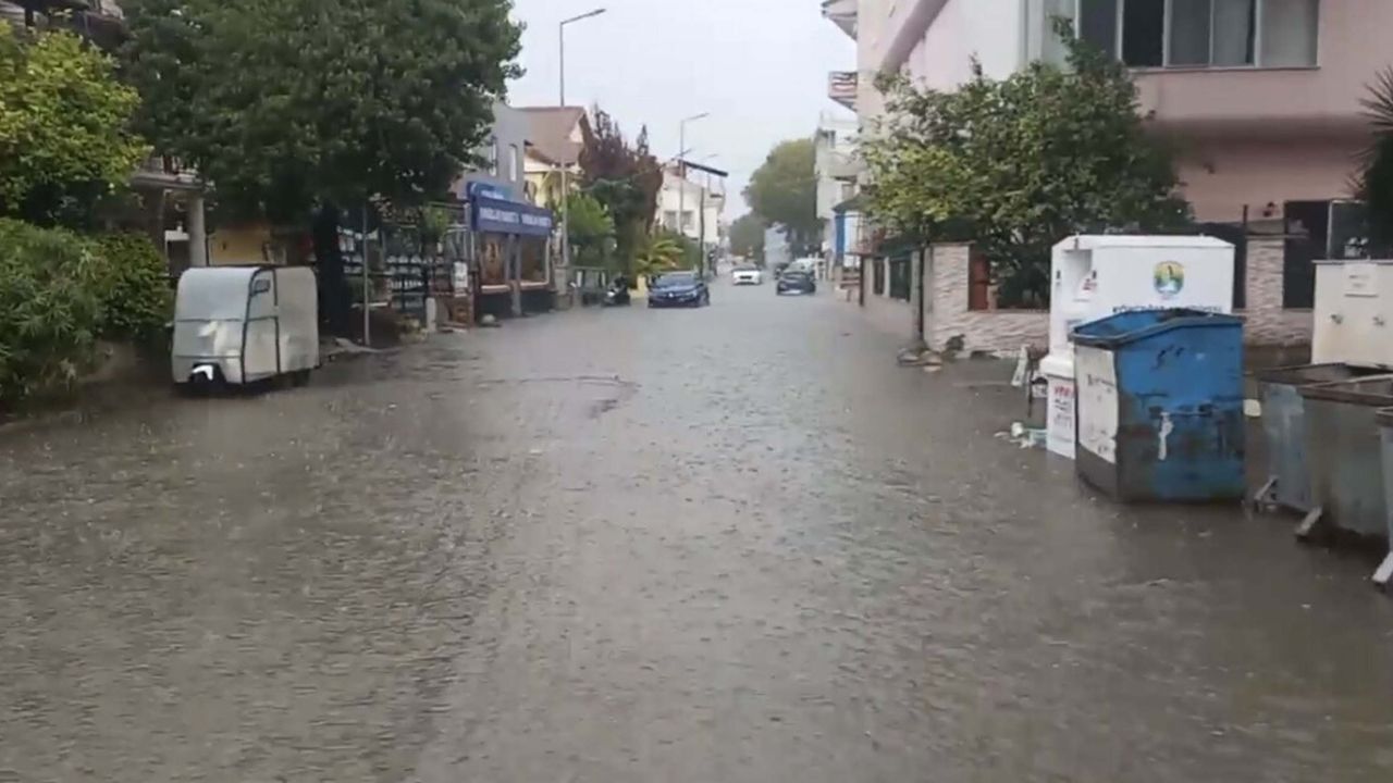 Muğla'da sağanak etkili oldu