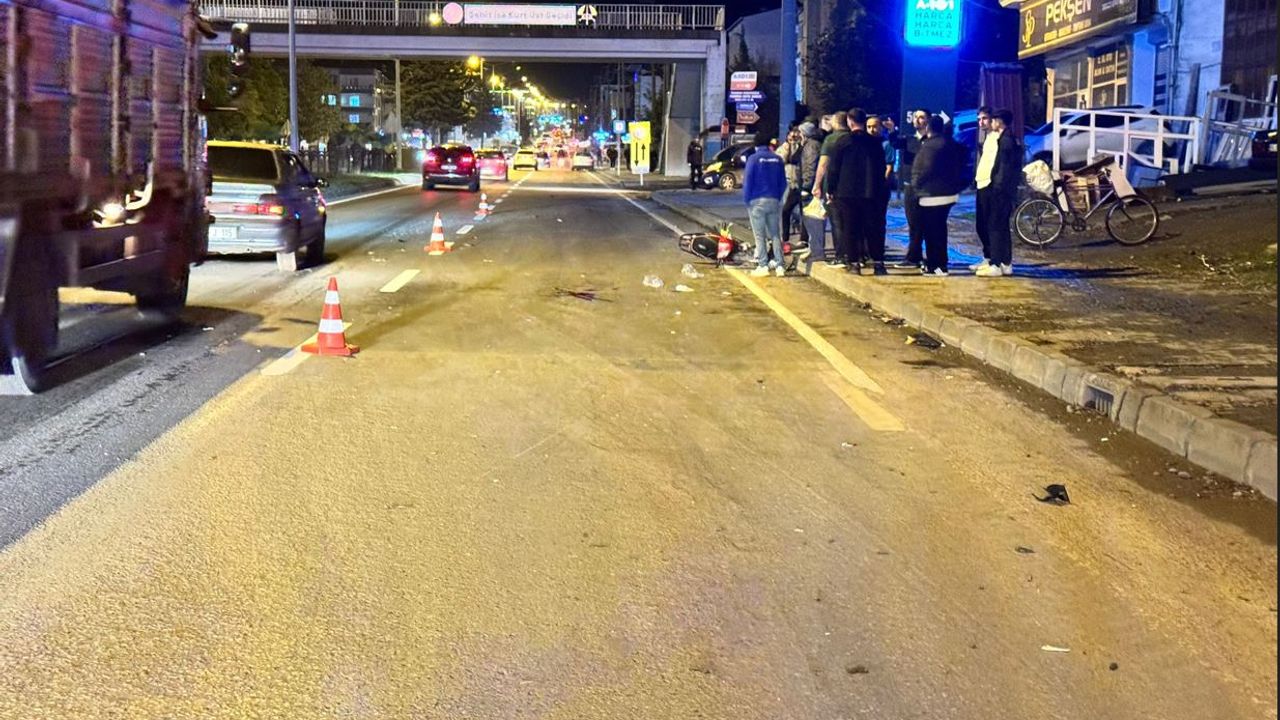 Otomobilin çarptığı elektrikli bisikletteki 13 yaşındaki Asaf, öldü