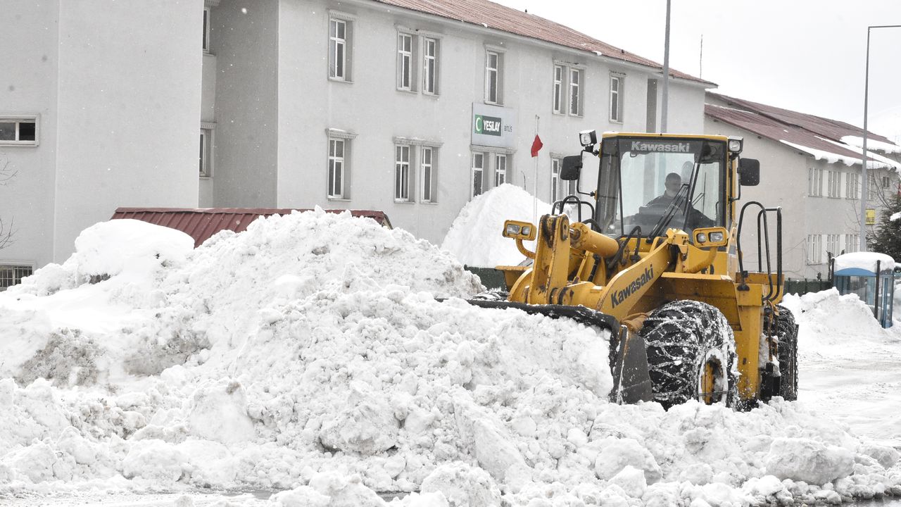 Bitlis'te kardan kapanan 210 köy ve mezra yolu ulaşıma açıldı
