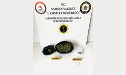 Samsun'da evinde uyuşturucuyla yakalanan 2 şüpheliye gözaltı
