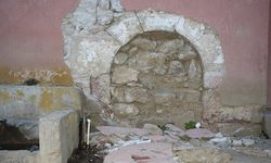 TOKAT Sulusaray'da deprem sonrası Osmanlı dönemine ait çeşme ortaya çıktı