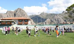 Amasya'da zumba ve step festivali ile hareketli bir gün yaşandı