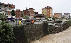 Artvin’de taşkın ve heyelanlara neden olan yağışta yol çöktü (2)