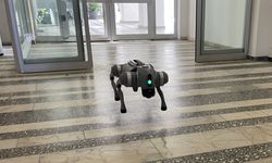 KTÜ’de deprem sonrası hasarlara yapay zeka destekli robotik köpek