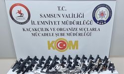 Samsun'da silah ticareti operasyonu; 4 şüpheli adliyede