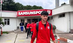 Samsunspor kafilesi Bayburt'a gitti