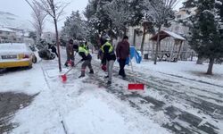 Bayburt'ta termometreler eksi 16 dereceyi gösterdi