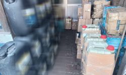 21 bin 600 litre sahte madeni yağ ele geçirildi