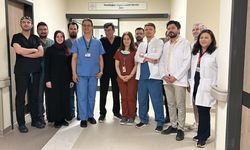 34 haftalık doğan Eymen bebeğin boynundan 445 gram tümör çıkarıldı