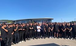 3’üncü Lig futbolcuları TFF kararına tepki göstermek için Riva’da bir araya geldi