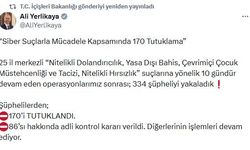 58 ilde siber suç operasyonları: 334 gözaltı