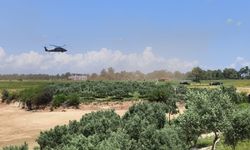 Adana'da cayrokopter, araziye sert iniş yaptı / Ek fotoğraflar