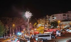 Ayvalık'ta Galatasaray kutlamaları / Fotoğraflar