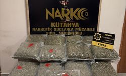 Bardak yüklü kamyondan 15 kilo 840 gram esrar çıktı