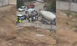 Beton mikserinin çarptığı yaya öldü