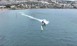 Bodrum'da su jeti, flyboard ve motosurf yarışları heyecanı
