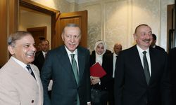 Cumhurbaşkanı Erdoğan, Aliyev ve Şahbaz Şerif ile görüştü