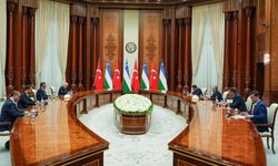 Cumhurbaşkanı Yardımcısı Yılmaz, Özbekistan Cumhurbaşkanı Mirziyoyev ile görüştü