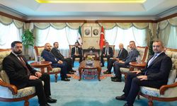 Cumhurbaşkanı Yardımcısı Yılmaz, Suriye Cumhurbaşkanı Şara ile bir araya geldi